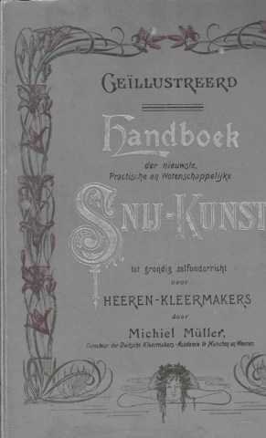 005-C-723 Handboek Snij-kunst en kleermakerij - Michel Muller 1902